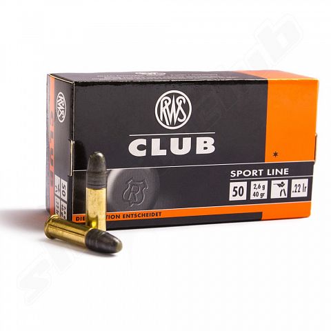 Патрон RWS .22LR Club 2,6г. (50 шт.)