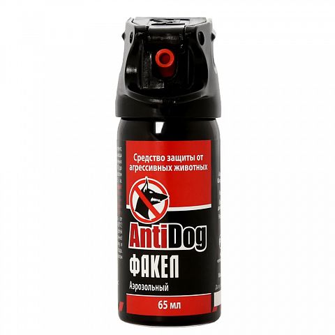 Перцовый баллончик газовый AntiDog "Факел", 65 мл