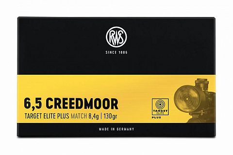 Патрон RWS .6.5 Creedmoor  Target Elit Plus Match 8,4г (20 шт.)