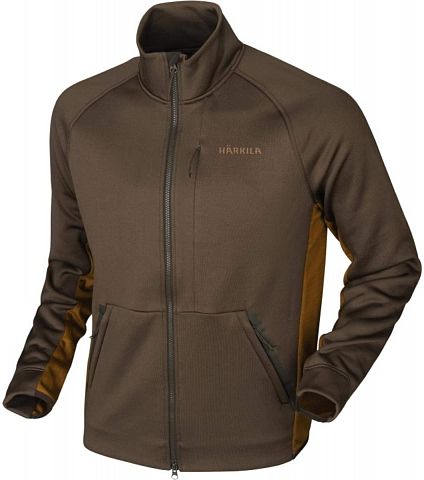 Куртка флисовая Harkila Borr Hybrid ((Slate Brown-Rustique Clay)