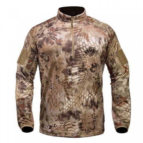 Пуловер KRYPTEK Valhalla 2 L/S ZIP с молнией и длинными рукавами (Highlander)