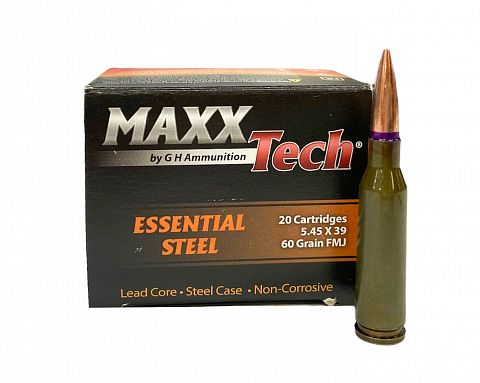 Патрон 5,45х39 MAXXTECH FMJ 3,8 гр. (20 шт.)