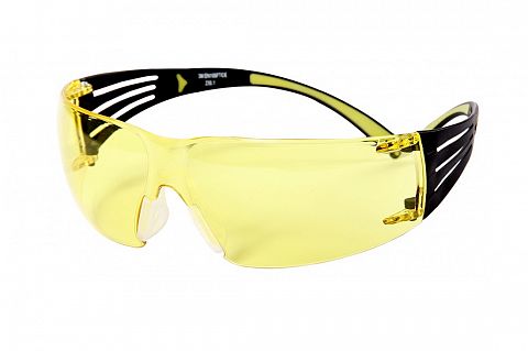 ОЧКИ СТРЕЛКОВЫЕ 3M™ SECUREFIT™ Amber,покрытие AS/AF, желтые