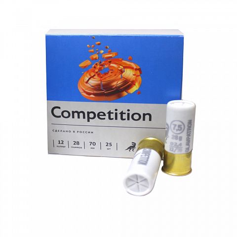 Патрон ГЛАВПАТРОН 12/70 №7,5 COMPETITION 28г. (25 шт.)