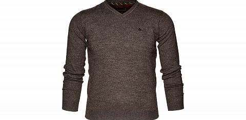 Шерстяной охотничий пуловер Seeland Compton Pullover,  Moose Brown