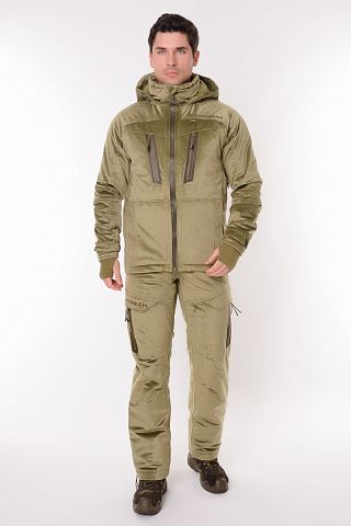 Костюм мужской   "CRAFT PRO" -15 (Вилтекс, Хаки) TRITONGEAR