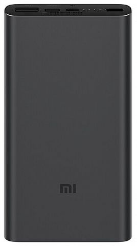 Внешний аккумулятор Xiaomi Mi Power Bank 3 (10000 mAh) Type-C (Черный)