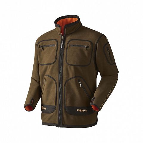Куртка двусторонняя  HARKILA Kamko Fleece  Hunting ((Green / Orange Blaze )