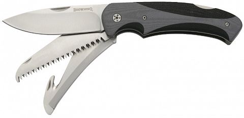 Нож охотничий складной BROWNING Kodiak (трехсоставный - нож, скиннер, пила)