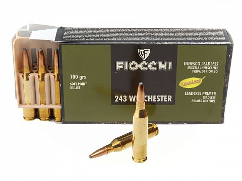 Патрон FIOCCHI .243Win SP 6.5г. (20 шт.)