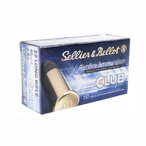Патрон Sellier & Bellot .22LR Club 2,56г. (50 шт.)