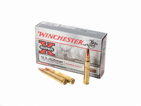 Патрон WINCHESTER 9,3х62 Super X Power-Point 18,53г. (20 шт.)