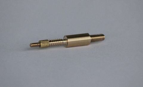 Адаптер-иголка A2S GUN №6, латунь, резьба папа 8/32, Dewey 30CA