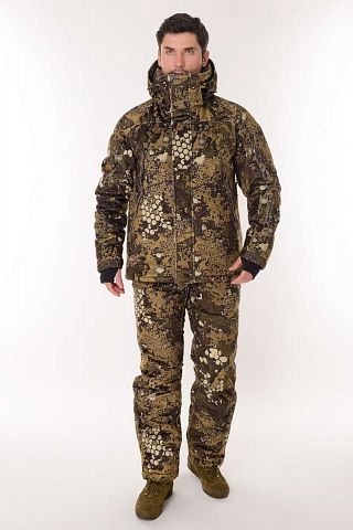 Костюм мужской зимний  "TRITON PRO" -45 (Вельбоа, Камо) TRITONGEAR