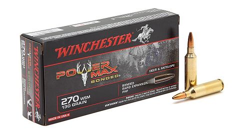 Патрон WINCHESTER .270 WMS Power Max Bonder PHP 8.42г. (20 шт.)