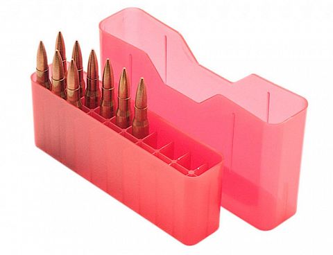 Кейс MTM для хранения 20 нарезных патронов 30-06 Spr, 6.5x55mm Swedish, 9.3x74