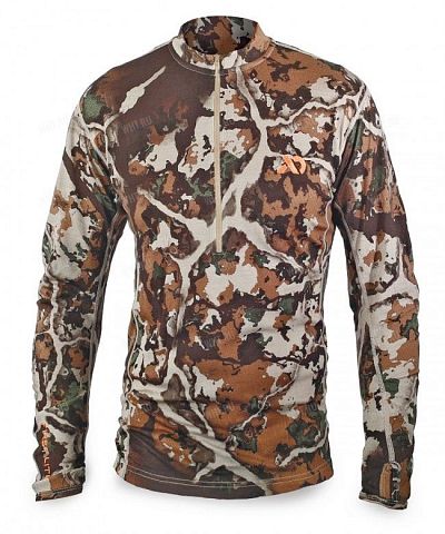 Пуловер с длинным рукавом FIRST LITE LIano QZ (Fusion Camo)