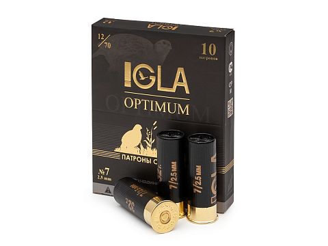 Патрон Игла-Оптимум 12/70 картечь 7,15мм  32г. (10 шт.)