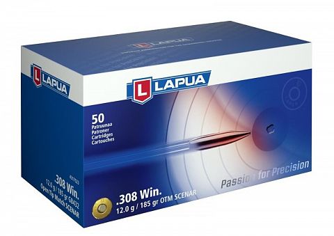 Патрон LAPUA .308 Win Scenar HPBT 12,0г. (50 шт.)