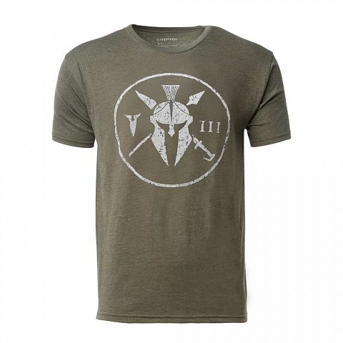 Футболка KRYPTEK Three S/S (Olive Heather)