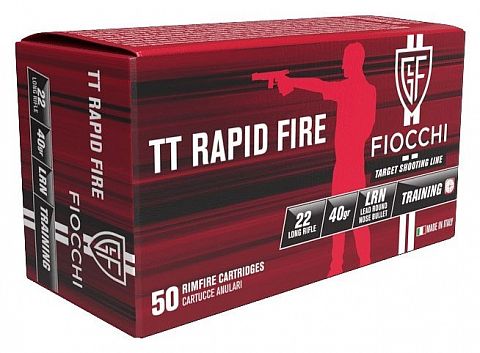 Патроны  FIOCCHI TT RAPID FIRE  .22LR   2.6 г. (50 шт.)