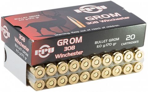Патрон PPU к.308 GROM 11,0г (20 шт.)
