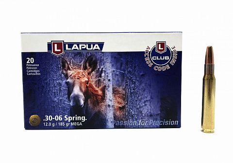 Патрон LAPUA .30-06 Mega SP 12,0г. (20 шт.)