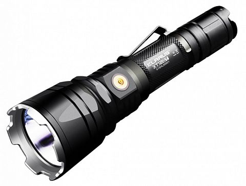 Тактический светодиодный фонарь KLARUS XT12GT, 1600 Лм, до 603 м, аккумулятор 18650