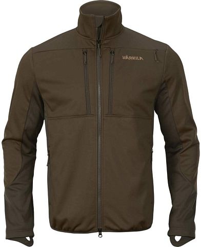 Куртка флисовая HARKILA MOUNTAIN HUNTER PRO WSP ((HUNTIHG Green/Shadow Brown)