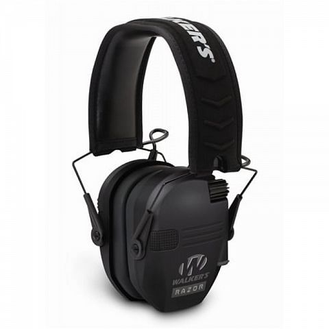 НАУШНИКИ АКТИВНЫЕ WALKER`S RAZOR  ELECTRONIC MUFFS, ЧЁРНЫЕ