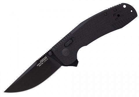 Складной нож SOG SOG-TAC XR Blackout Flipper, сталь Cryo D2
