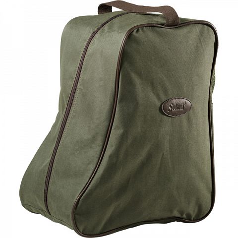 Сумка для обуви SEELAND Boot bag, Design line (Green/Brown)