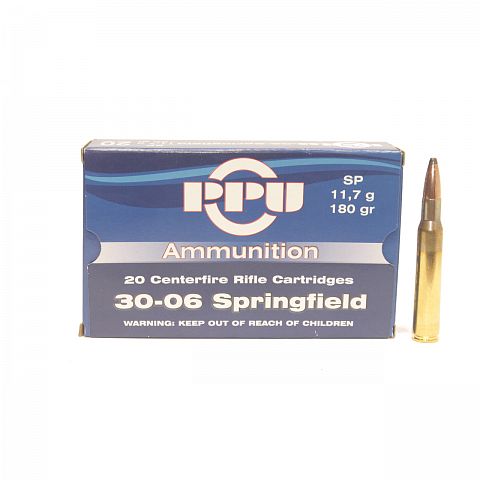 Патрон PPU к.30-06 Spr  SP 11,7г (20 шт.)