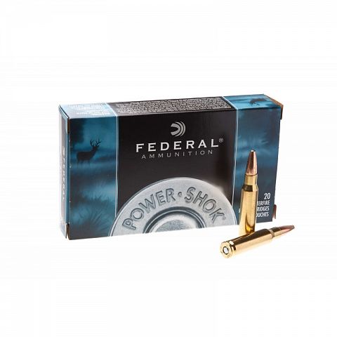 Патрон FEDERAL .308 WIN  Power Shok SP, 11.7г. (20 шт.)